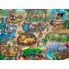 Masterpieces 100 Piece Family Jigsaw Puzzle for Kids – 101 Things to Spot on a Farm – 14″x19″(Things to Spot at the Zoo)