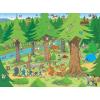 Masterpieces 100 Piece Family Jigsaw Puzzle for Kids – 101 Things to Spot on a Farm – 14″x19″(Things to Spot in the Woods)