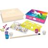 Works of Ahhh Craft Set – Unicorn Keepsake Box Classic Wood Paint Kit