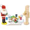 Works of Ahhh… Holiday Classic Paint Kit – Nutcracker Santa Nutcracker Paint Kit – Wood Paint Set