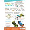 Works of Ahhh… Kids Wood Craft Kit – Double Racers Classic Wood Painting Crafts Set with Glow-in-The-Dark Paint, Ages 6+