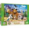 MasterPieces – 100 Piece Jigsaw Puzzle for Kid 6+ Years, Wildlife of Rocky Mountains National Park, Educational and Fun Game, Gift Idea for Children, 19″ x 14″(Wildlife of Glacier National Park)