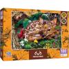 MasterPieces 100 Piece Jigsaw Puzzle for Kids – Realtree Forest Babies – 14″x19″