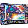 MasterPieces 100 Piece Licensed Jigsaw Puzzle for Kids – NASA Sunrise in Space – 11.5″x15″(Sunrise in Space)