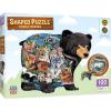 MasterPieces 100 Piece Shaped Jigsaw Puzzle for Kids – Forest Friends – 14″x19″