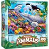 MasterPieces Reptile Friends 100 Piece Jigsaw Puzzle for Kids Ages 4-8 – Mentally Stimulating, Durable Design, 14″x19″(Undersea Friends)