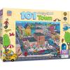 Masterpieces 100 Piece Family Jigsaw Puzzle for Kids – 101 Things to Spot on a Farm – 14″x19″(Things to Spot in Town)