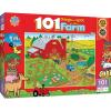 Masterpieces 100 Piece Family Jigsaw Puzzle for Kids – 101 Things to Spot on a Farm – 14″x19″(Things to Spot on Farm)