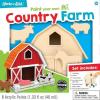 Works of Ahhh… Holiday Craft Set – 12 Piece Christmas Ornaments Premium Wood Paint Kit(Country Farm Set)
