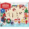Works of Ahhh… Holiday Craft Set – 12 Piece Christmas Ornaments Premium Wood Paint Kit(Holiday Classic Paint Kit)