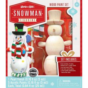 Works of Ahhh… Holiday Craft Set – Nutcracker Drummer Wood Paint Kit Large(Holiday Classic Paint Kit)
