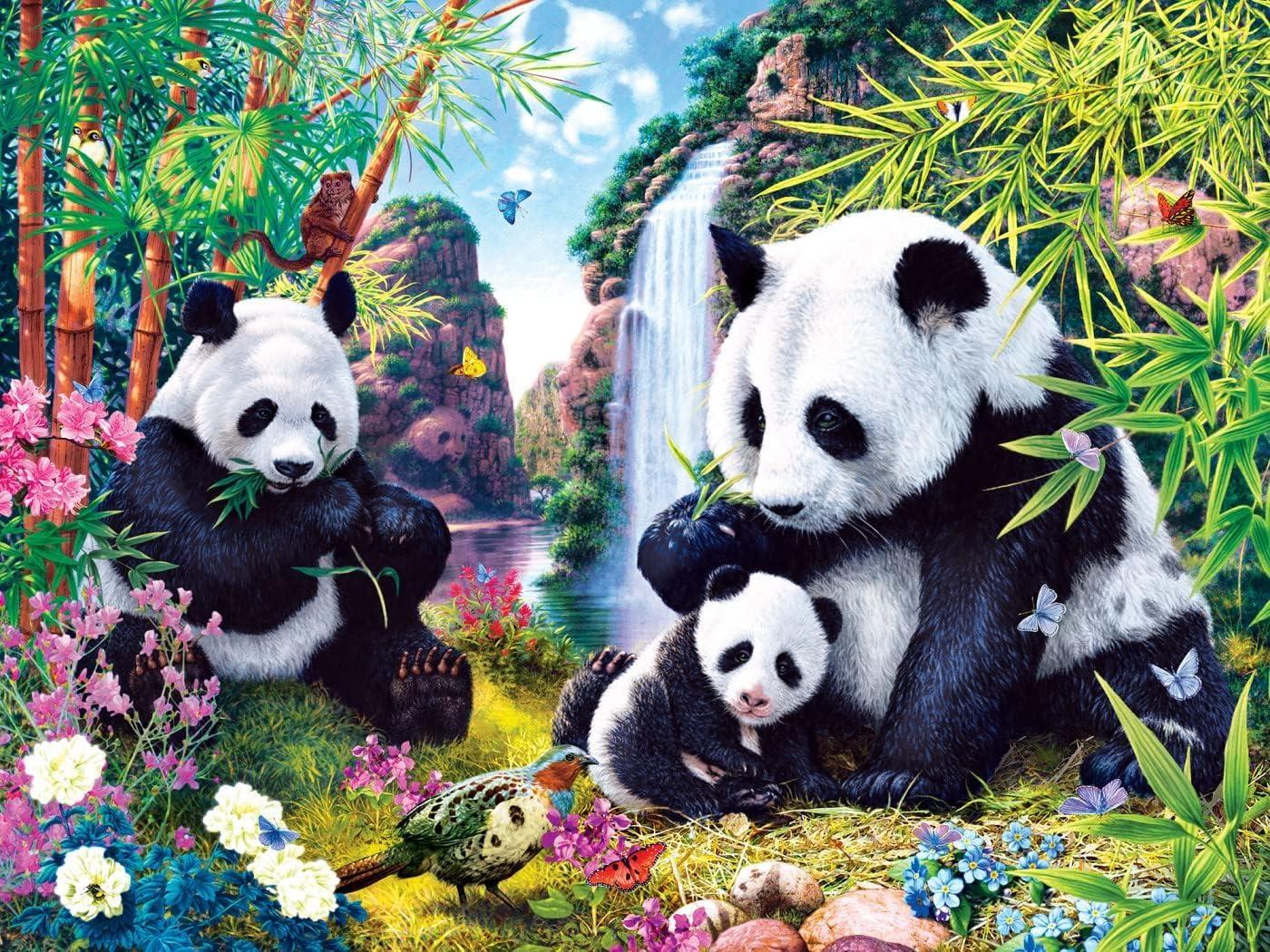 imageMasterPieces 500 Piece Jigsaw Puzzle Glows in The Dark Hidden Images Garden of Song Fun for Adults Family Kids 15 x 21Shangri La