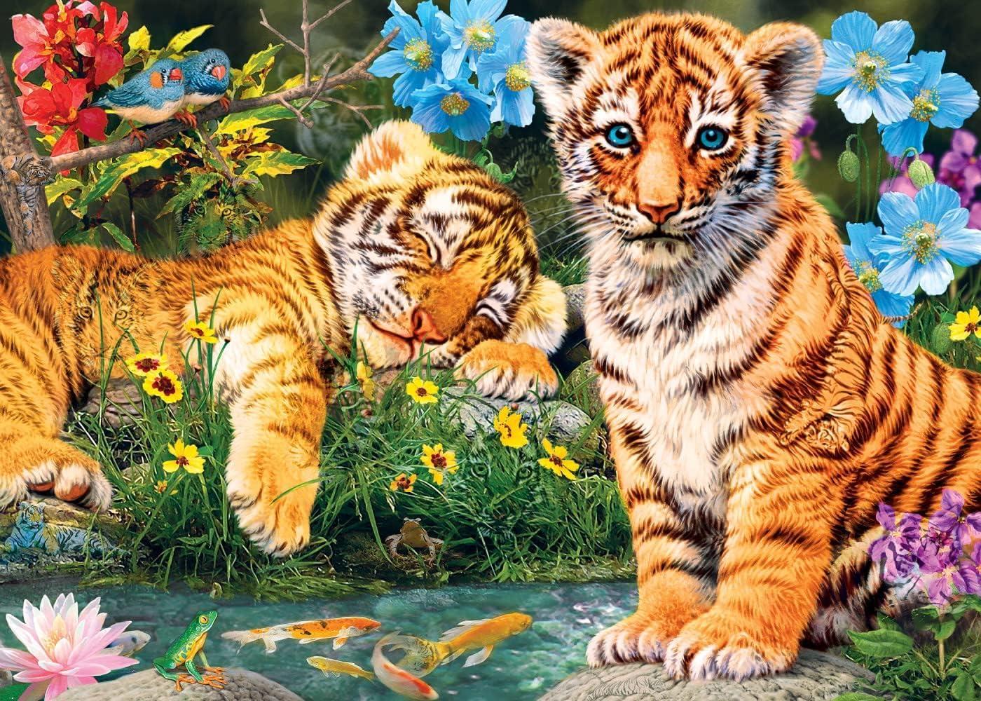imageMasterPieces 500 Piece Jigsaw Puzzle Glows in the Dark Hidden Images A Watchful Eye Fun for Adults Family Kids 15 x 21500 Piece