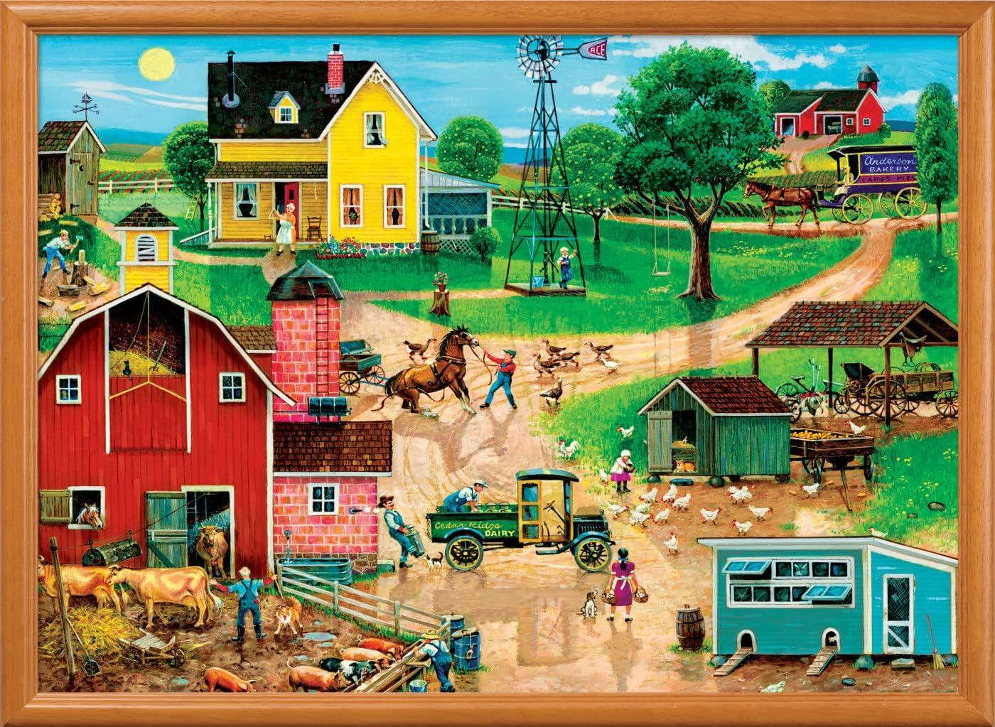 imageMasterPieces 500 Piece EZ Grip Jigsaw Puzzle for Adults Family Or Youth After The Chores 1925x2675500 Piece