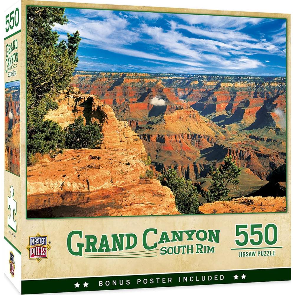 imageMasterPieces 500 Pieces Jigsaw Puzzle for Adults Family Or Youth Yosemite National Park 15x21Grand Canyon SRim