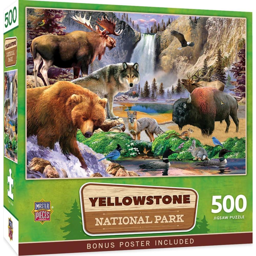 imageMasterPieces 500 Pieces Jigsaw Puzzle for Adults Family Or Youth  Yosemite National Park  15x21Yellowstone