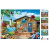 MasterPieces – 300 Piece Jigsaw Puzzle, Large EZ Grip Shapes, Bridge of Hope, Fun for Adults, Seniors, Family, Kids, Non-Glare Finish, 18″x24″(Capn Orcas)