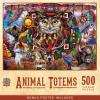 MasterPieces – 500 Piece Jigsaw Puzzle, Large EZ Grip Shapes, Harvest Street Party, Fun for Adults, Seniors, Family, Kids, 19.25″ x 26.75″(Dumble Market)