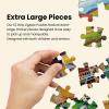 MasterPieces – 500 Piece Jigsaw Puzzle, Large EZ Grip Shapes, Harvest Street Party, Fun for Adults, Seniors, Family, Kids, 19.25″ x 26.75″(The Bird’s Nest)