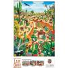 MasterPieces Tribal Spirit – Rise Above 500pc Puzzle – Jigsaw Puzzle with Vibrant Artwork and Durable Pieces – Fun Family Activity, Brain Challenge, and Educational Entertainment for Kids, Teens(Last Oasis)