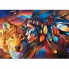 MasterPieces Tribal Spirit – Rise Above 500pc Puzzle – Jigsaw Puzzle with Vibrant Artwork and Durable Pieces – Fun Family Activity, Brain Challenge, and Educational Entertainment for Kids, Teens(Spirit of the Wilderness)