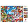 Masterpieces 500 Piece Glitter Christmas Jigsaw Puzzle – Snow Globe Dreams – 15″x21″