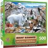 Masterpieces Mount Rushmore Jigsaw Puzzle – 500 Pieces, Nature Theme, Portable – Adult