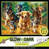 MasterPieces – 500 Piece Jigsaw Puzzle, Glows in The Dark, Hidden Images, Garden of Song, Fun for Adults, Family, Kids, 15″ x 21″(Trail Running)