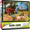MasterPieces – 500 Piece Jigsaw Puzzle, Glows in The Dark, Hidden Images, Garden of Song, Fun for Adults, Family, Kids, 15″ x 21″(Welcome Home)