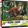 MasterPieces – 500 Piece Jigsaw Puzzle, Glows in The Dark, Hidden Images, Garden of Song, Fun for Adults, Family, Kids, 15″ x 21″(Woodland)