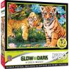 MasterPieces – 500 Piece Jigsaw Puzzle, Glows in the Dark, Hidden Images, A Watchful Eye, Fun for Adults, Family, Kids, 15″ x 21″(500 Piece)