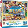 MasterPieces – 550 Piece Jigsaw Puzzle, New York City, Fun for Adults, Family, Kids, 18″ x 24″(New York)