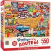 MasterPieces – 550 Piece Jigsaw Puzzle, New York City, Fun for Adults, Family, Kids, 18″ x 24″(Route 66)