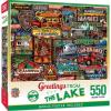 MasterPieces – 550 Piece Jigsaw Puzzle, New York City, Fun for Adults, Family, Kids, 18″ x 24″(The Lake)