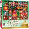 MasterPieces 500 Piece Glitter Jigsaw Puzzle – Christmas Ornaments – 15″x21″