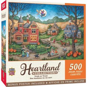 MasterPieces – 500 Piece Jigsaw Puzzle, Large EZ Grip Shapes, Harvest Street Party, Fun for Adults, Seniors, Family, Kids, 19.25″ x 26.75″(Lady Liberty)
