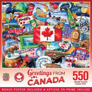 MasterPieces – 550 Piece Jigsaw Puzzle, New York City, Fun for Adults, Family, Kids, 18″ x 24″(Greetings from Canada)