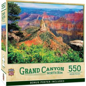 MasterPieces 500 Pieces Jigsaw Puzzle for Adults, Family, Or Youth – Yosemite National Park – 15″x21″(Grand Canyon N.Rim)