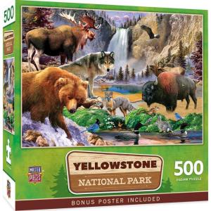 MasterPieces 500 Pieces Jigsaw Puzzle for Adults, Family, Or Youth – Yosemite National Park – 15″x21″(Yellowstone)