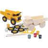 Works of Ahhh… Craft Set – Caterpillar Dump Truck Wood Paint Kit