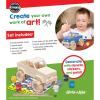Works of Ahhh… Craft Set – Monster Truck Premium Wood Paint Kit
