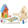 Works of Ahhh… Fairy Garden Wood Paint Set – Wood Craft & Paint Kit, Fairy House Paint Kit – Kid