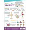 Works of Ahhh… Sloth Wind Chime Craft Kit – Classic Wood Paint Set for Kids, Includes Real Wood, Paints & Instructions