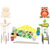 Works of Ahhh… Sloth Wind Chime Craft Kit – Classic Wood Paint Set for Kids, Includes Real Wood, Paints & Instructions