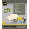 Works of Ahhh… U.S. Army Tank Wood Paint Kit – Non-Toxic, Military Painting Kit – Kid(1 count (pack of 1))