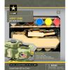 Works of Ahhh… U.S. Army Tank Wood Paint Kit – Non-Toxic, Military Painting Kit – Kid(1 count (pack of 1))