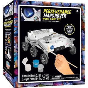 Baby Fanatics Works of Ahhh Craft Set – NASA Mars Rover Wood Paint Kit – Comes