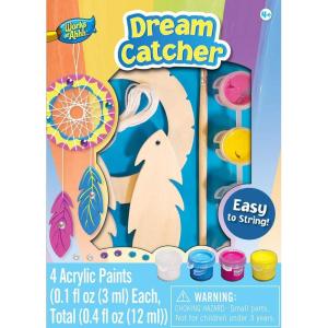 Works of Ahhh… Mini Craft Set – Bird House Build & Paint Family Craft Set(Dreamcatcher)