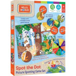 MasterPieces Kids Games – Hello, World Spot The Dot – Matching Game for Kids and Family – Laugh and Learn