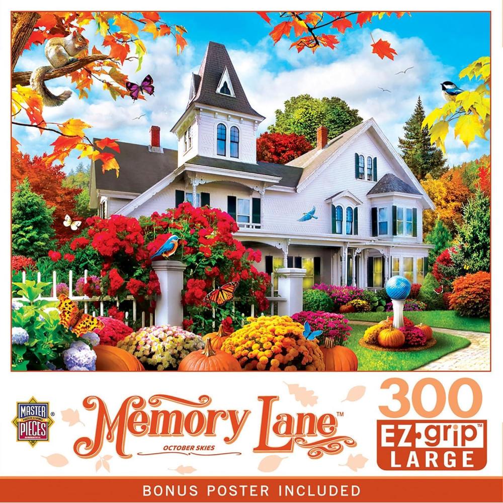 imageMasterpieces 300 Piece EZ Grip Jigsaw Puzzle October Skies 18x24300 Piece